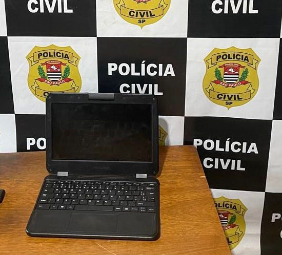 Polícia Civil recupera computador furtado de escola estadual