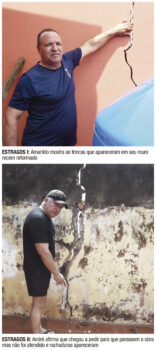 4FOTO Moradores cobram reparos após obras do SAAE no bairro Marília
