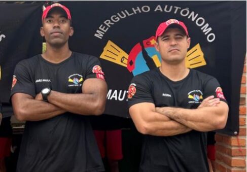 Os militares do Corpo de Bombeiros de Barretos, cabo Vinicius Gomes Rosa de Souza e o soldado João Paulo do Nascimento concluíram o curso de Mergulho Autônomo, realizado no 20º Grupamento de Bombeiros de Araçatuba-SP.
