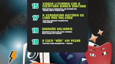 Cultura divulga atrações da agenda desta semana
