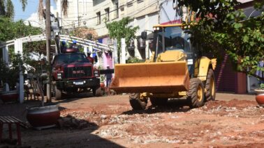 Empresa dá início as obras de abertura do calçadão da 17