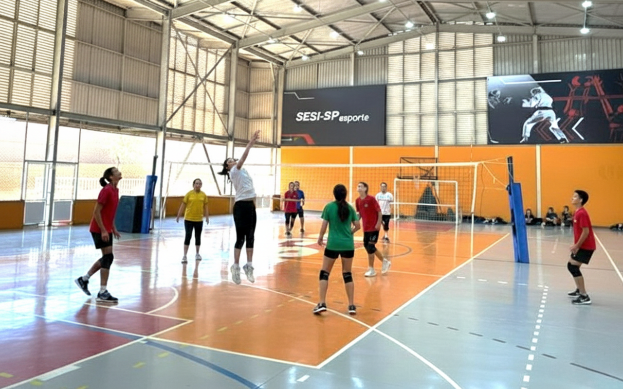 Circuito de voleibol em novembro no SESI Barretos