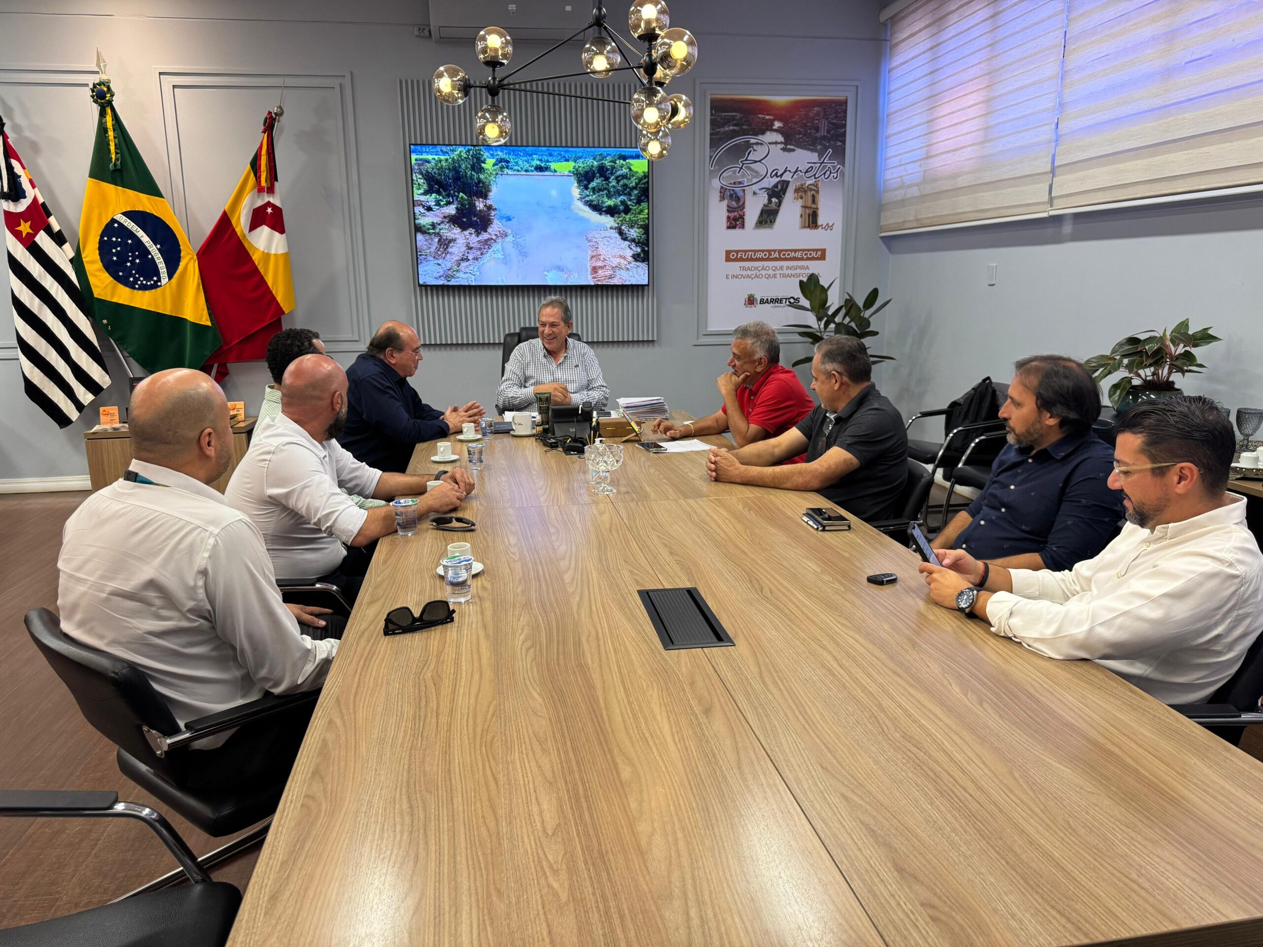 Reunião entre Prefeitura e ASP  define início da reforma no Aeroporto Estadual Chafei Amsei