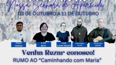 A 39ª edição do Caminhando com Maria será realizada no dia 12 de outubro, às 5h, saindo da Paróquia do Bom Jesus em direção a Cidade de Maria.