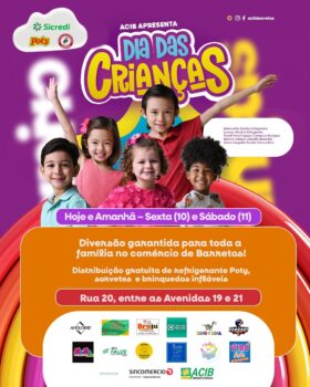 Dia das Crianças com diversão no comércio e no North Shopping