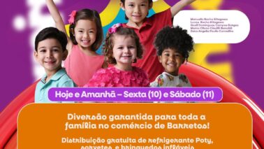 Dia das Crianças com diversão no comércio e no North Shopping
