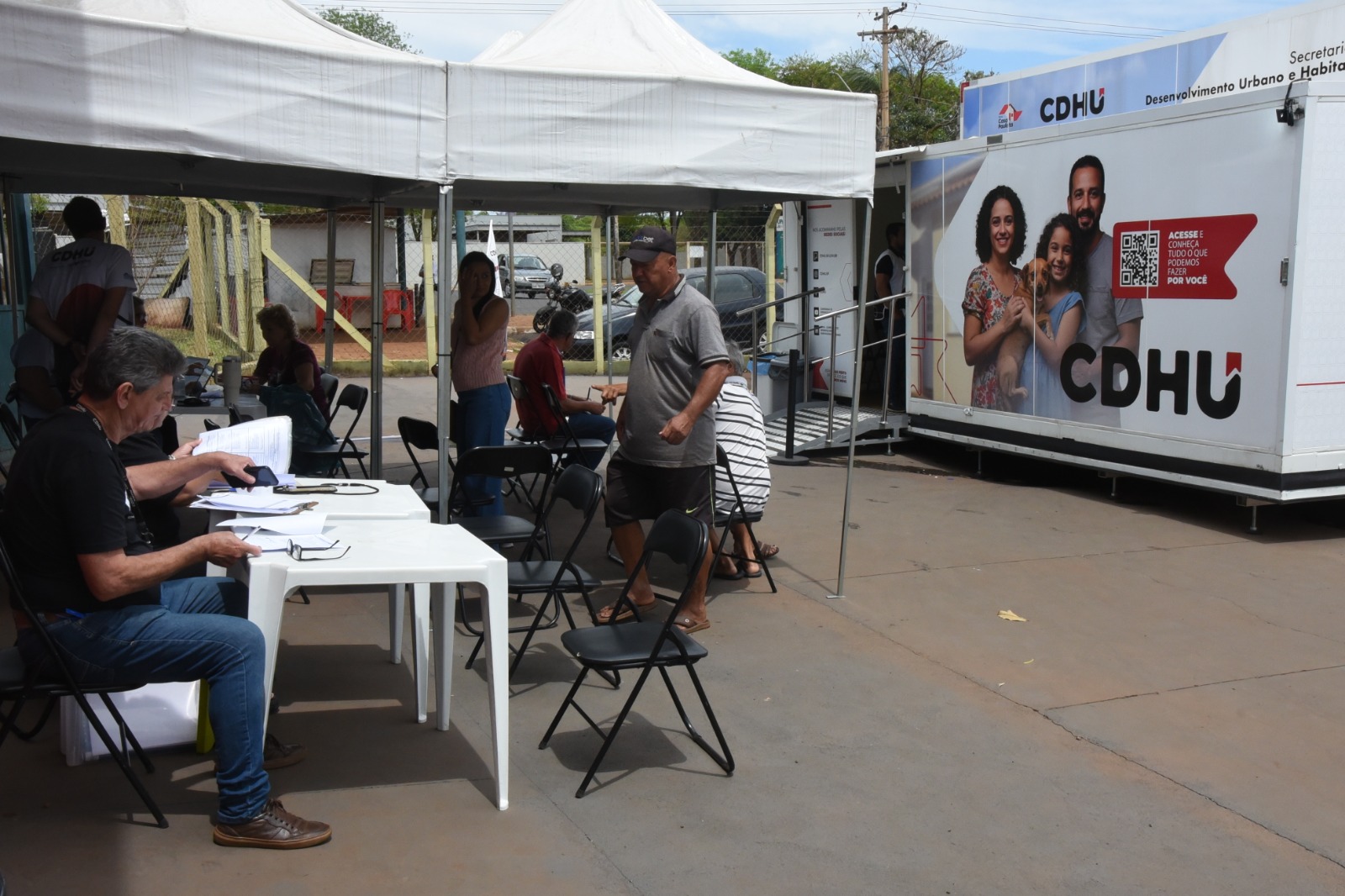 CDHU Móvel encerra atendimentos após quatro dias de ação