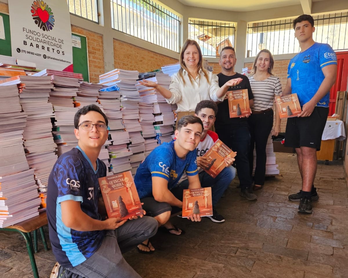 FSS recebe doação de mais de 7 mil livros da ETEC Raphael Brandão