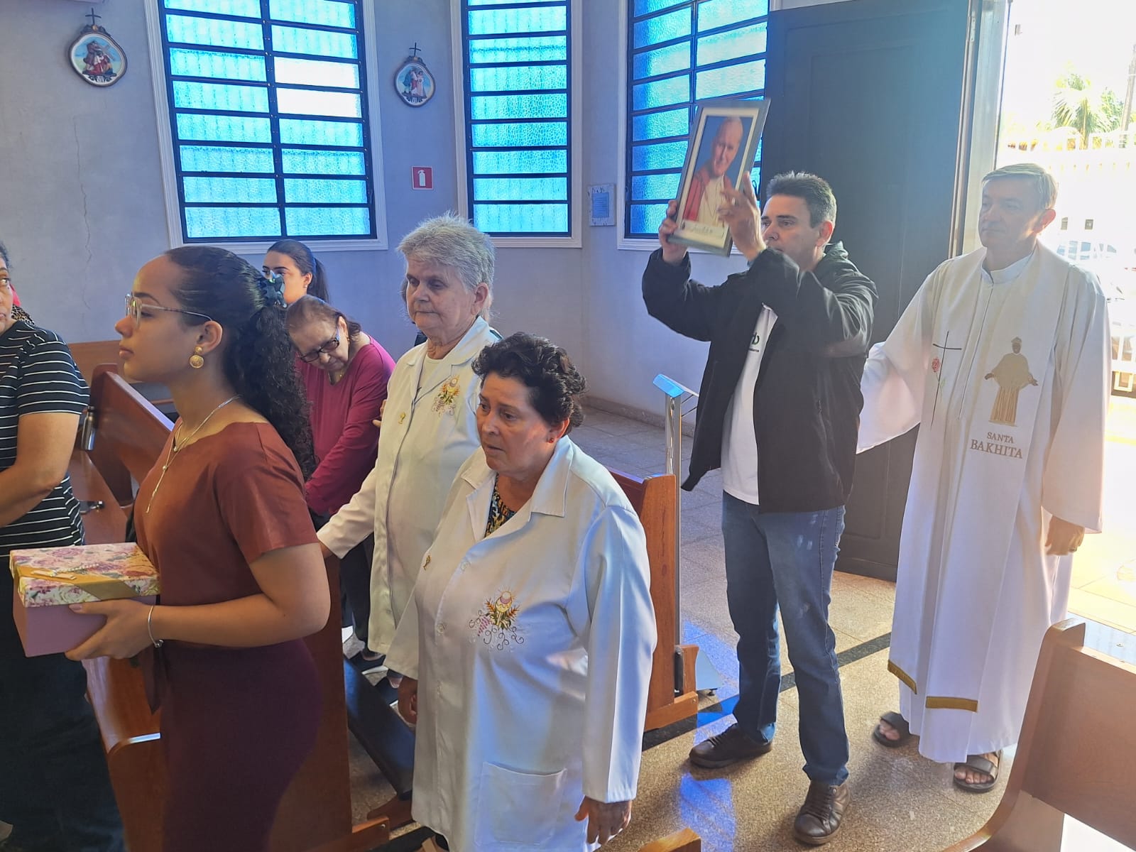 Dia de São João Paulo II é celebrado em missa na Bahkita