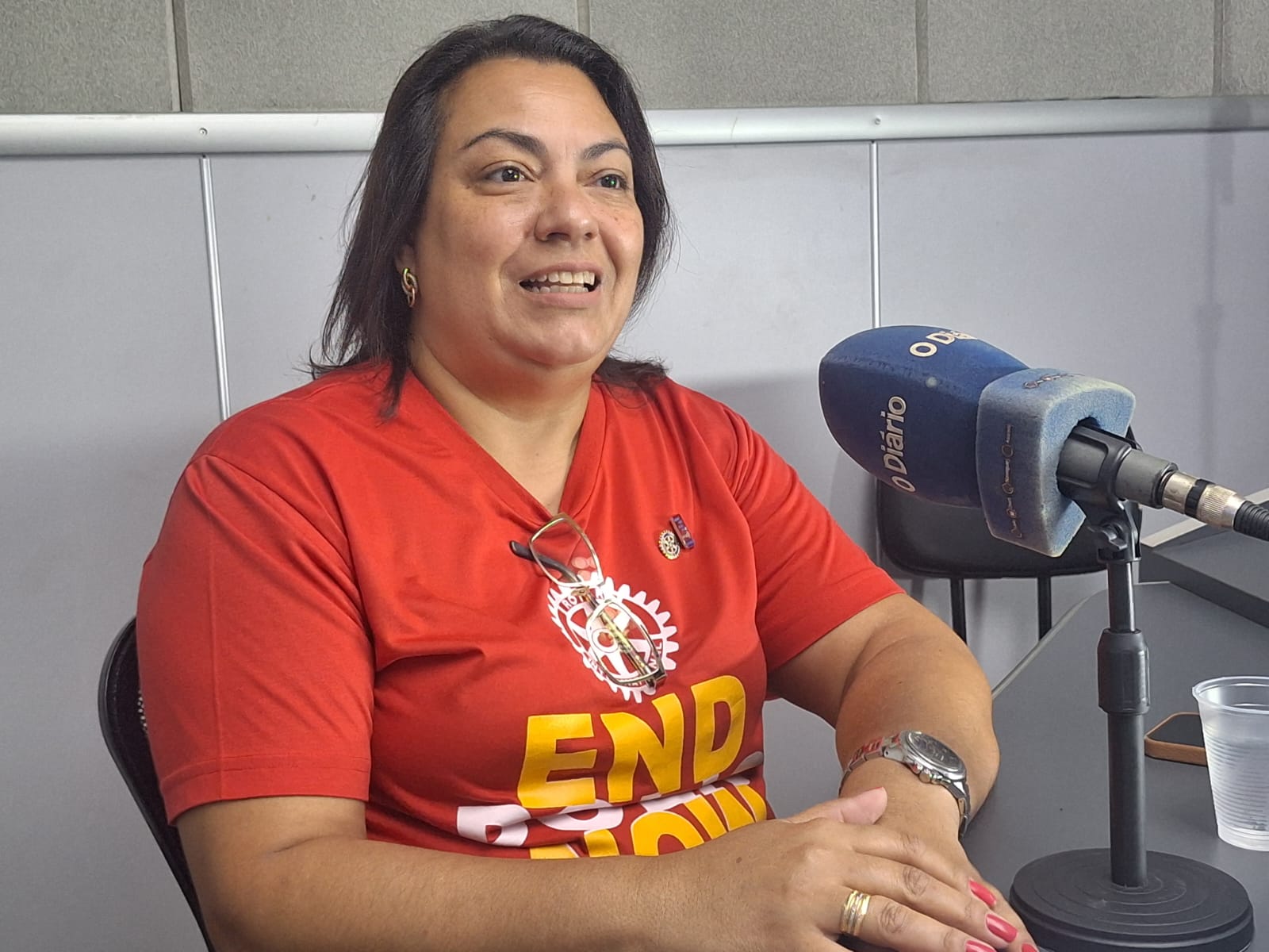 Rotary Club faz campanha de conscientização sobre a Poliomielite