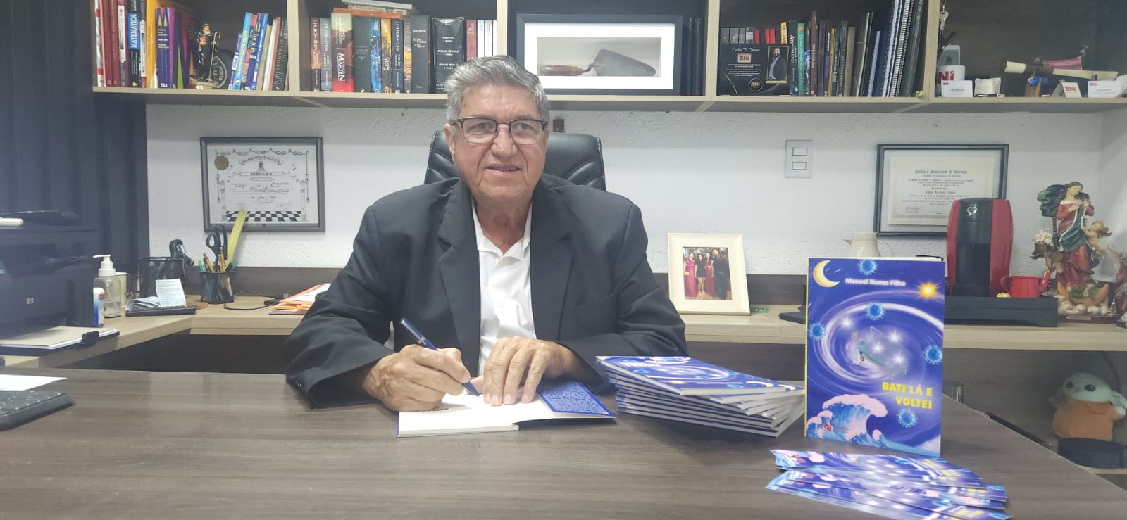 Autor barretense lança livro s superação após vencer COVID-19