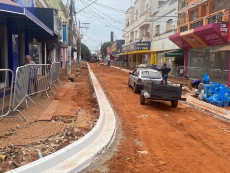 Trecho teve a implantação e guias e sarjetas