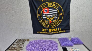 Polícia Militar detém suspeito e apreende 3,5 kg de entorpecentes (Foto: O Diário de Barretos)