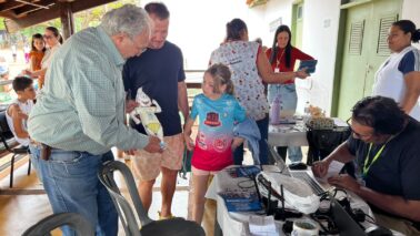 Mussa visitou pontos de vacinação em Barretos (Foto: Divulgação) Mussa visitou pontos de vacinação em Barretos (Foto: Divulgação)