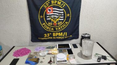 Polícia Militar detém suspeitos na prática de tráfico (Foto: O Diário de Barretos)