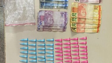 Jovem é detido com drogas em Bebedouro (Foto: O Diário de Barretos)