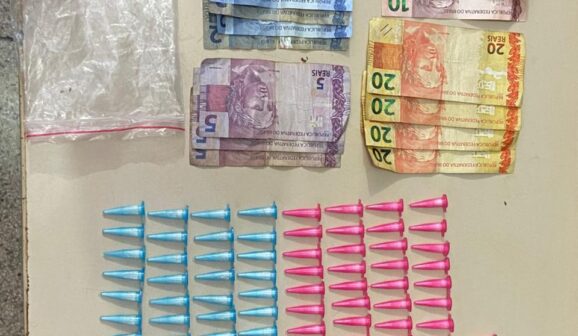 Jovem é detido com drogas em Bebedouro (Foto: O Diário de Barretos)