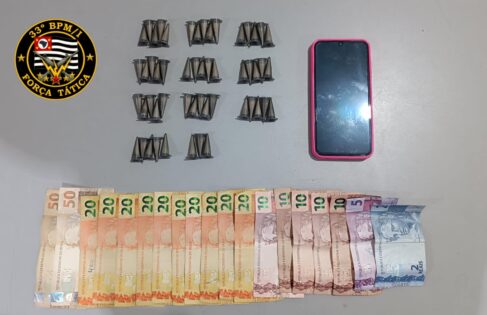 Mulher é detida em flagrante por venda de cocaína no bairro Dom Bosco (Foto: O Diário de Barretos)