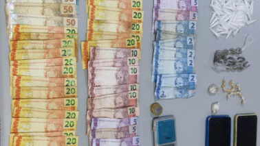 Homem é detido pela Polícia Militar com drogas em Guaíra (Foto: O Diário de Barretos)