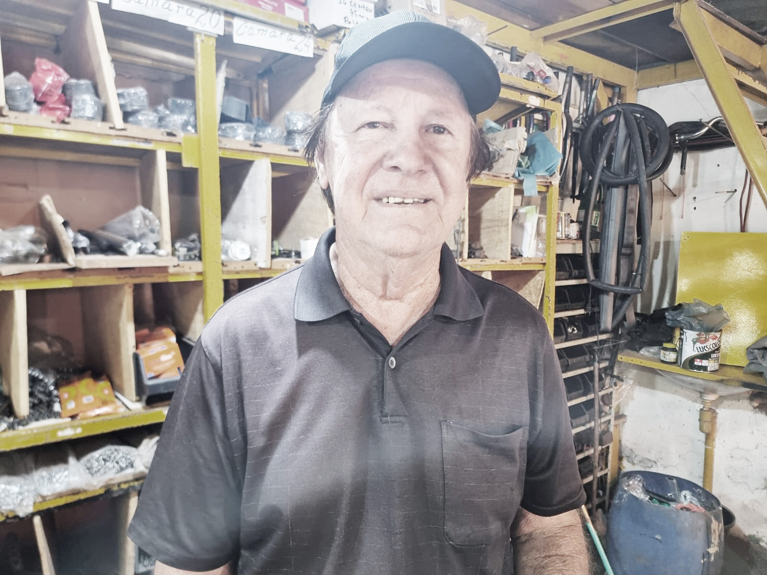 O guardião das bicicletas de Barretos