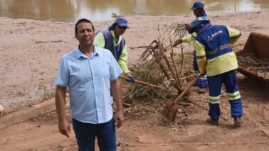 Secretário Bono disse que previsão é de que a limpeza da primeira represa seja concluída em até três dias