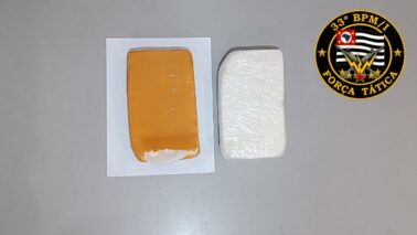 Polícia Militar detém suspeito e apreende mais de 2 kg de cocaína (Foto: O Diário de Barretos)