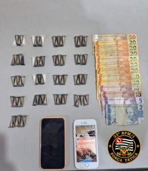 Mulher é detida pela PM por tráfico de entorpecente (Foto: O Diário de Barretos)