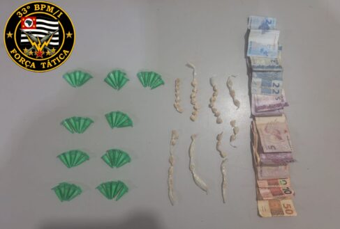 Polícia Militar prende autor por tráfico de entorpecente no Nova Barretos (Foto: O Diário de Barretos)