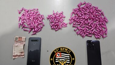 Três adolescentes são surpreendidos com cocaína para venda (Foto: O Diário de Barretos)