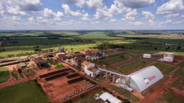 AGRONEGÓCIO: Vista de unidade industrial da Tereos, na região de Barretos (Foto: Divulgação)
