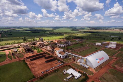AGRONEGÓCIO: Vista de unidade industrial da Tereos, na região de Barretos (Foto: Divulgação)