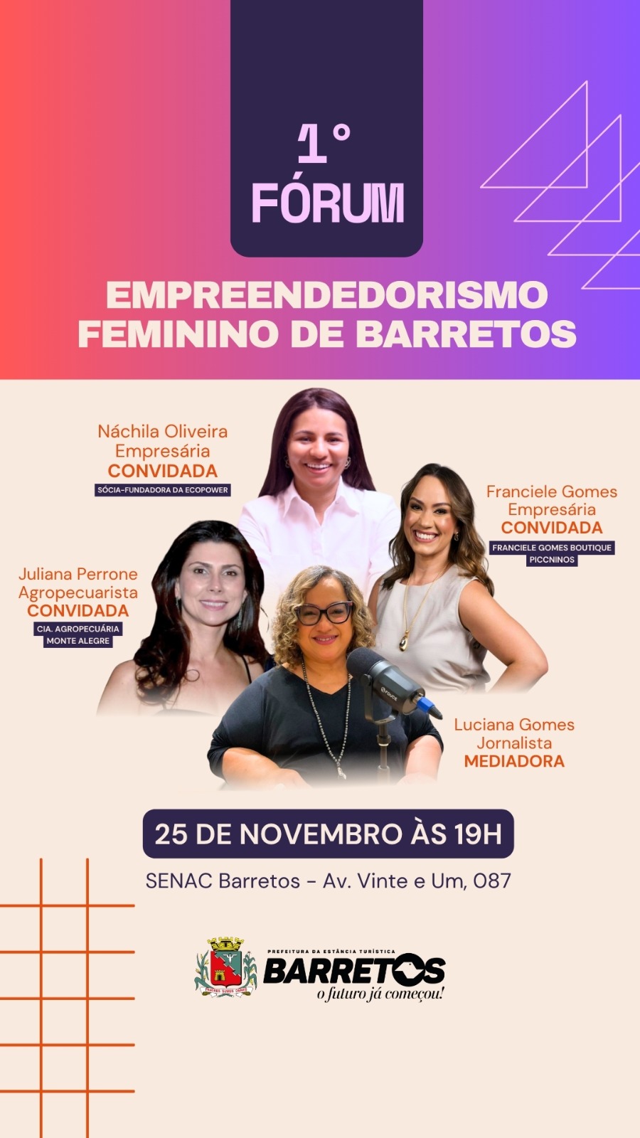 Fórum de Empreendedorismo Feminino no Senac