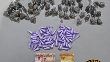 Polícia Militar detém dois por tráfico no Dom Bosco (Foto: O Diário de Barretos)