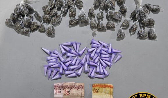 Polícia Militar detém dois por tráfico no Dom Bosco (Foto: O Diário de Barretos)