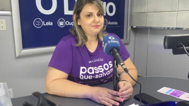 Laís Haikel foi entrevistada na O Diário Independentes sobre a ação do HA (Foto: Divulgação)