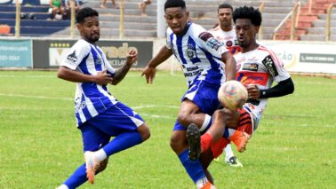 Lance da vitória da ADPM por 1 a 0 sobre o Atlético Vila Diva, que que garantiu vaga na final (Foto: Aquino José)