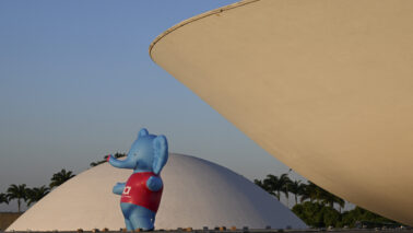 Mamu esteve no Congresso Nacional, em Brasília, para as ações do Outubro Rosa (Foto: Carlos Moura/Agência Senado) Mamu esteve no Congresso Nacional, em Brasília, para as ações do Outubro Rosa (Foto: Carlos Moura/Agência Senado)