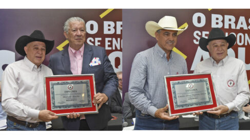 Marcelo Murta recebeu diploma de Benemérito e Emidinho Madeira de Honorário