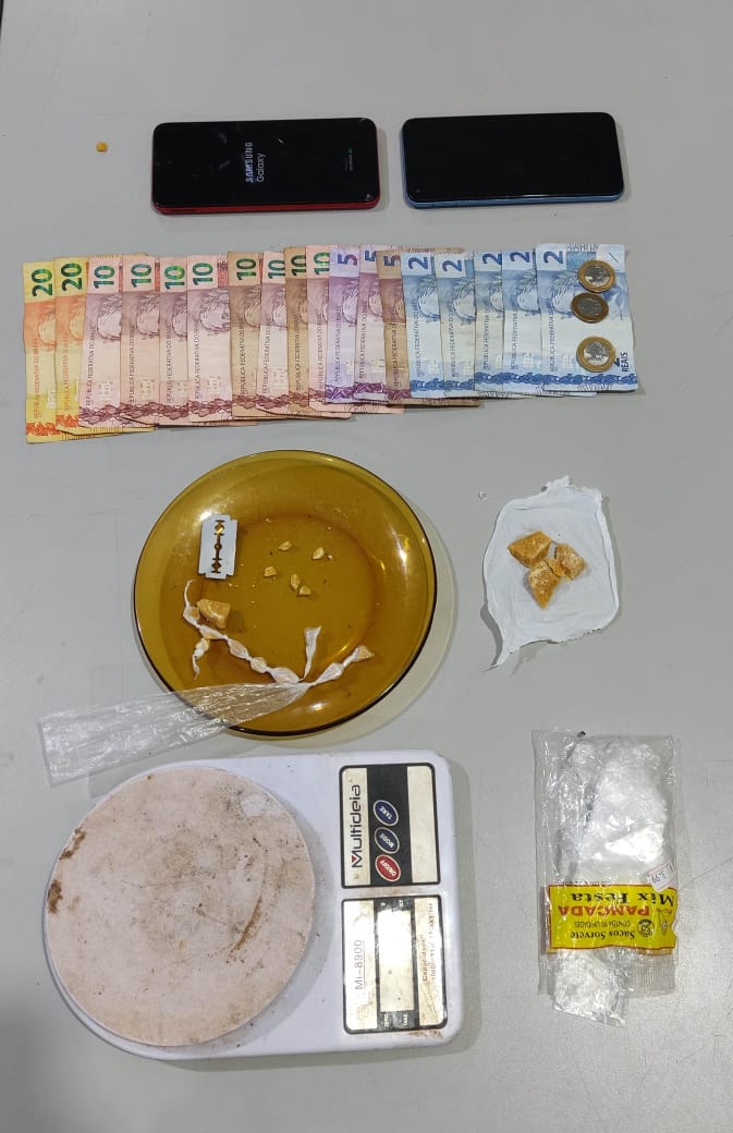Polícia Militar prende casal por tráfico de drogas em Guaíra