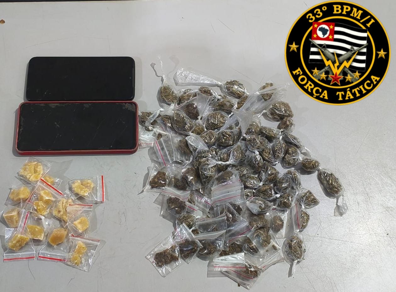 Polícia Militar prende suspeitos durante ação de combate ao tráfico