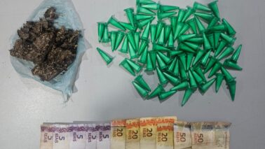 Polícia Militar detém três durante ação de combate ao tráfico no Luís Spina (Foto: O Diário de Barretos)