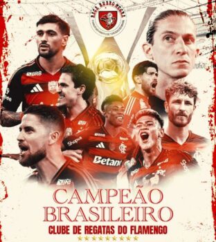 Com um gol do atacante Samuel Lino, o Flamengo derrotou o Ceará por 1 a 0 para garantir o título do Campeonato Brasileiro, na noite desta quarta-feira (3) no estádio do Maracanã, no Rio de Janeiro.