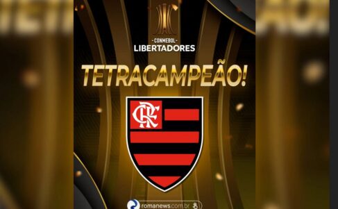 O primeiro tetracampeão da América do futebol brasileiro se chama Clube de Regatas do Flamengo.