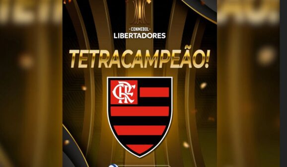 O primeiro tetracampeão da América do futebol brasileiro se chama Clube de Regatas do Flamengo.
