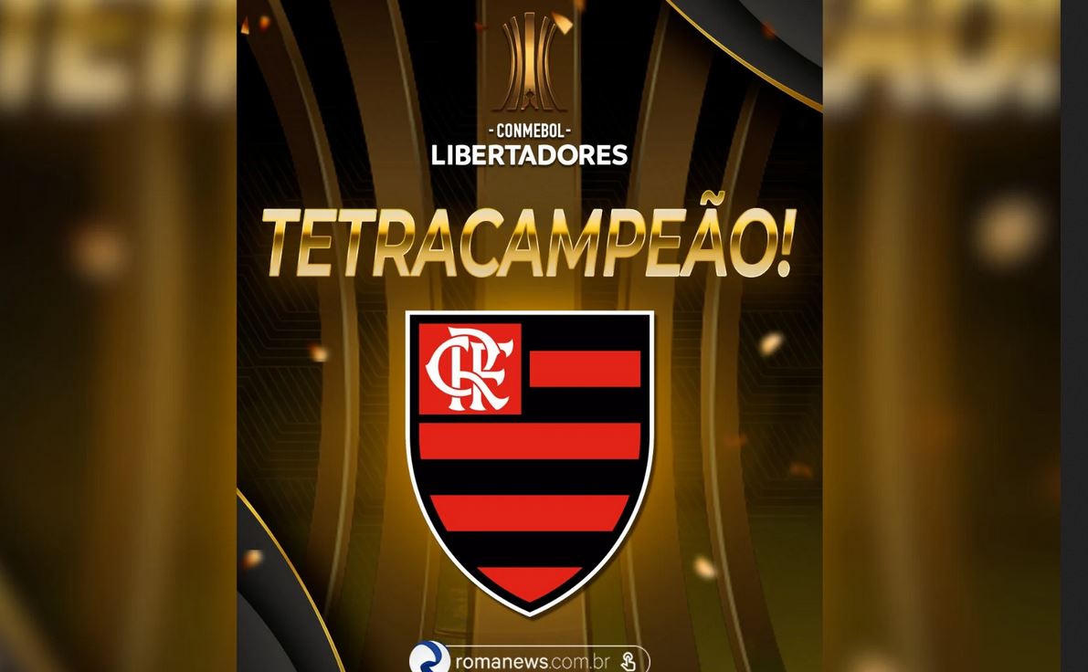 Flamengo vence o Palmeiras e se torna tetra campeão da Libertadores