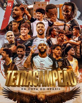 Corinthians vence o Vasco e conquista tetra na Copa do Brasil