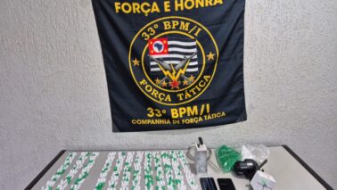 Polícia Militar prende dois por tráfico e mais de meio quilo de cocaína (Foto: O Diário de Barretos)