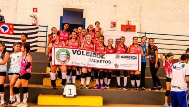 As equipes femininas de vôlei da Estância Turística de Barretos Sub-11, Sub-13 e Sub-15 disputaram, no último sábado, 29 de novembro, as finais da 8ª Copa Base de Voleibol Feminino de Colina 2025