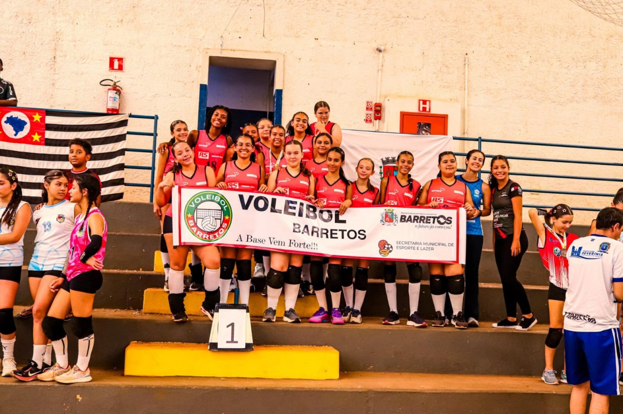 Barretenses vencem três categorias da 8ª Copa de Voleibol Feminino