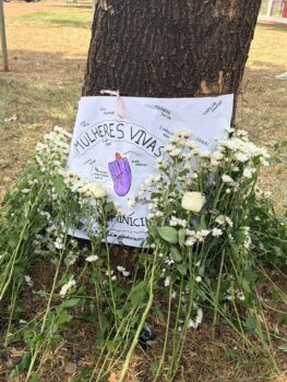 A cidade de Barretos também participou neste domingo (7) do ato nacional contra o Feminicídio.